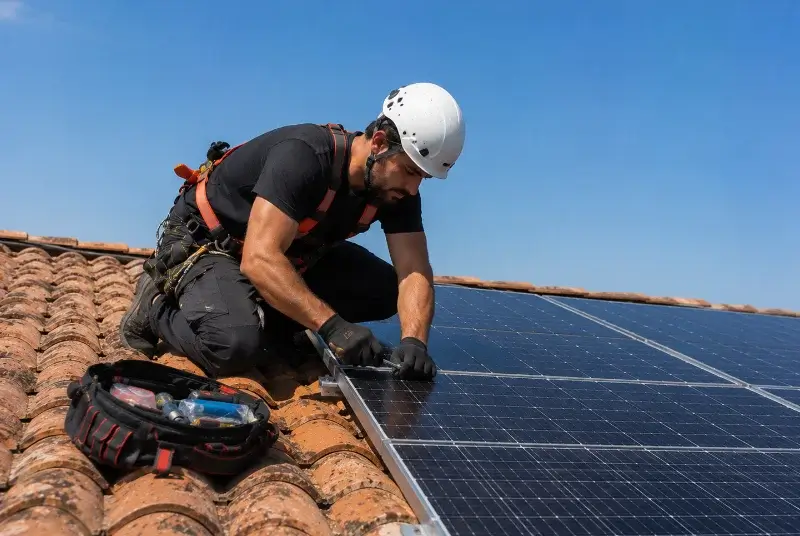 Maintenance et monitoring de panneaux solaires à Noyant-Villages